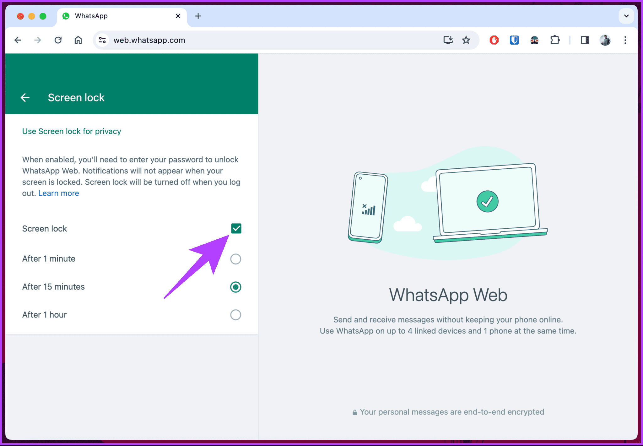 Secure-WhatsApp-Web-With-Password_7-2048x1420-1 كيفية تأمين WhatsApp في ويب بكلمة مرور