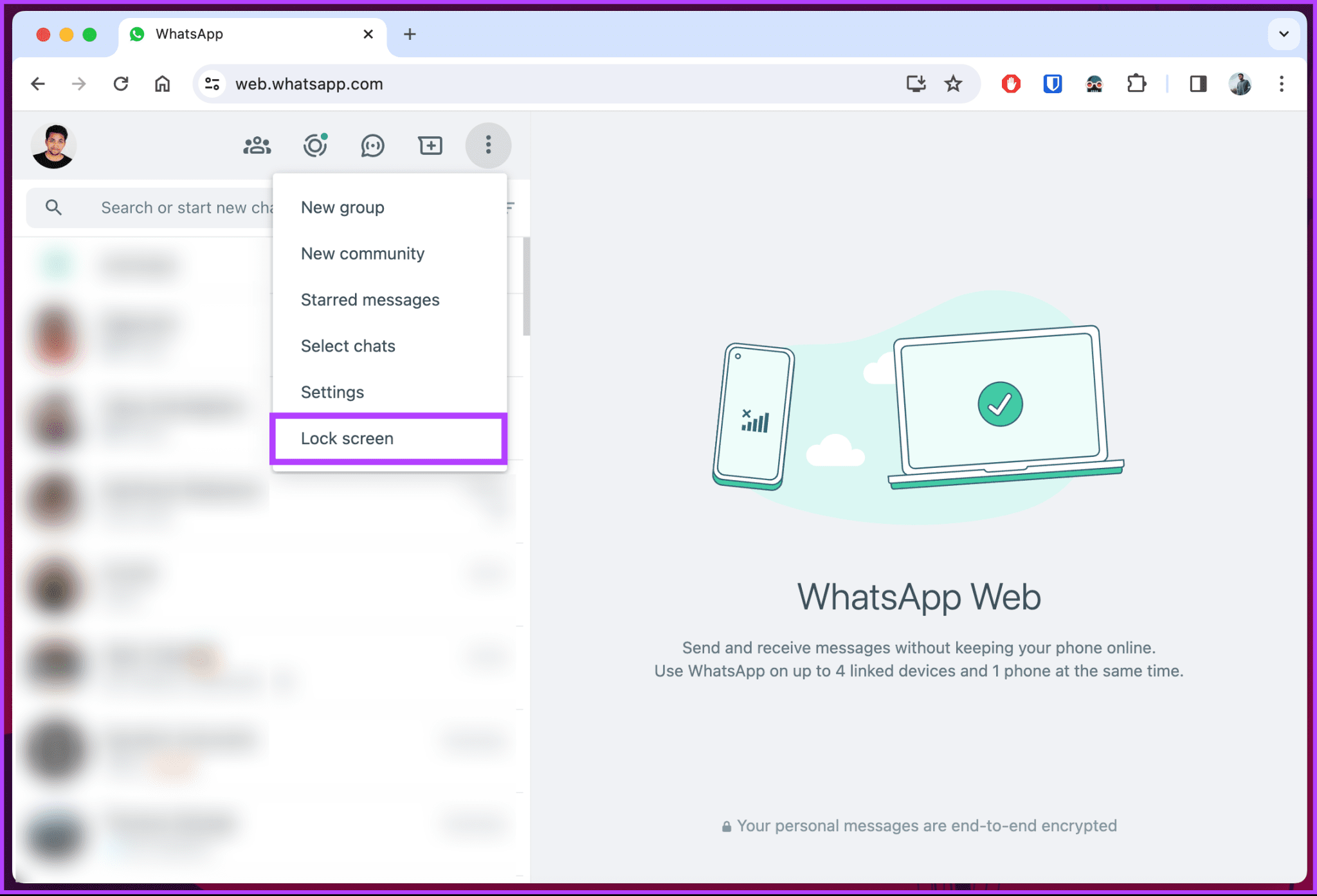 Secure-WhatsApp-Web-With-Password_9-2048x1394-1 كيفية تأمين WhatsApp في ويب بكلمة مرور