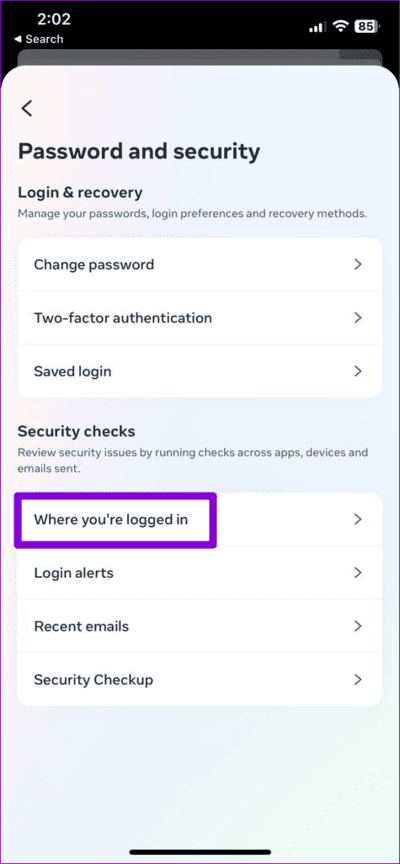 Security-in-Messenger-App أفضل 7 إصلاحات لعدم فتح الروابط في Facebook Messenger على Android وiPhone
