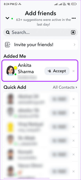 See-friends-who-added-you 6 طرق لمعرفة من أضافك أو أعاد إضافتك على Snapchat