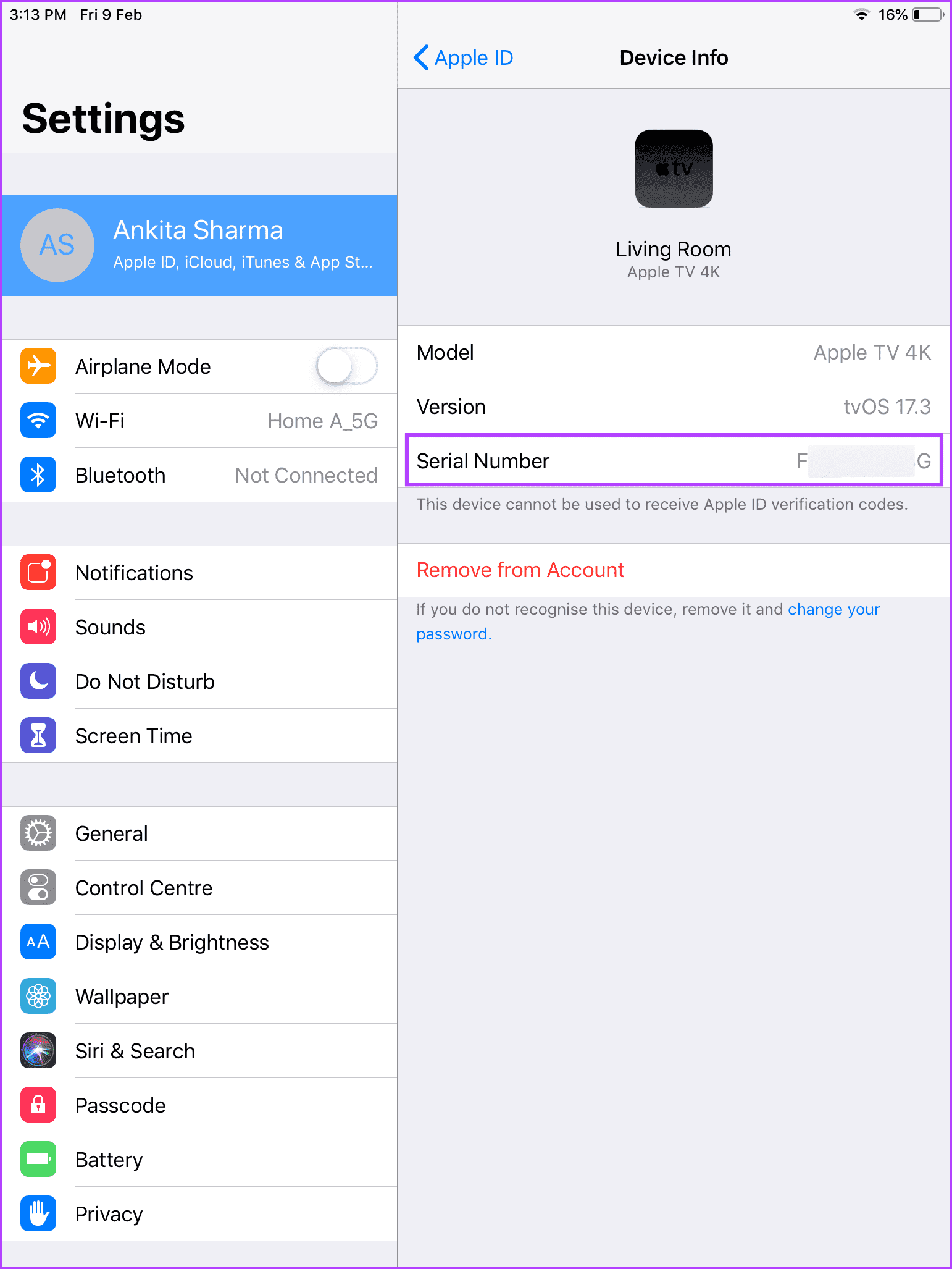 See-the-serial-number 7 طرق للعثور على الرقم التسلسلي لـ Apple TV