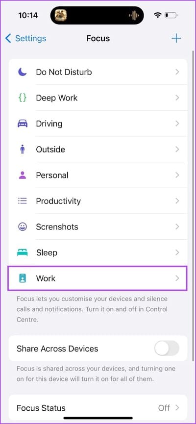 Select-Focus-to-Edit كيفية إيقاف تشغيل الإشعارات للتطبيقات على iPhone