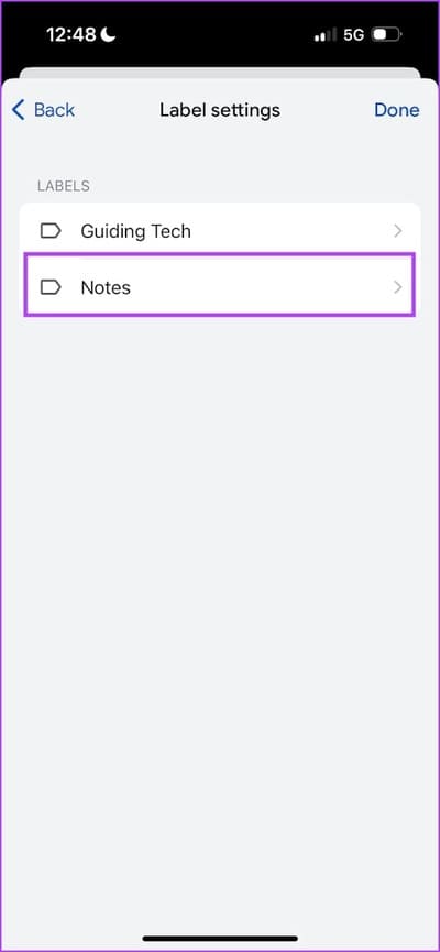 Select-Label-to-Delete كيفية حذف المجلدات أو التسميات في Gmail