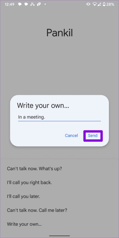 Send-Custom-Call-Reject-Message-on-Android-768x1535-1 كيفية تغيير واستخدام رسائل رفض المكالمات على Android