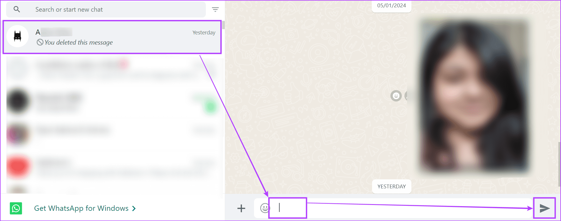 Send-blank-WhatsApp-message كيفية إرسال رسالة فارغة على WhatsApp