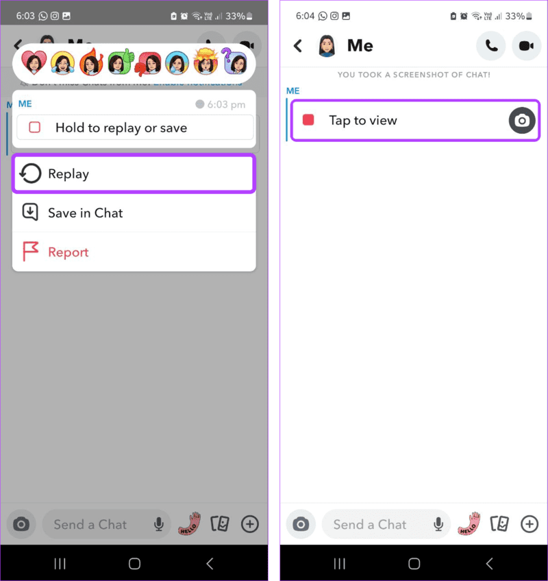 Set-Snap-to-Replay كيفية إعادة فتح أو إعادة تشغيل Snap على Snapchat