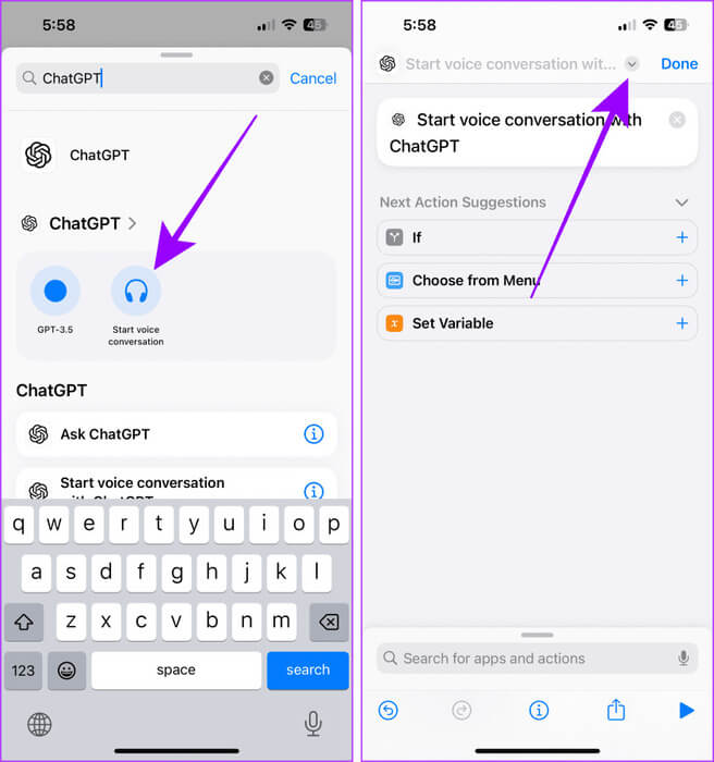 Set-up-ChatGPT-Voice-Shortcut ما هو ChatGPT Voice وكيفية استخدامه على هاتفك المحمول