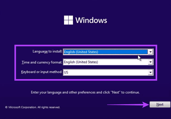 Setup-language أفضل 5 إصلاحات لملف تعريف المستخدم التالف على Windows 11