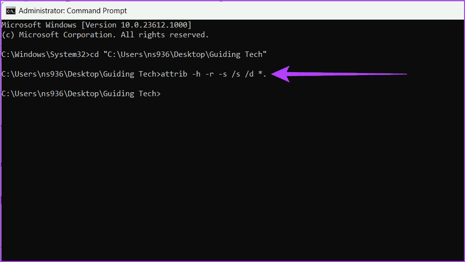 Show-all-subfiles-and-subfolders كيفية إظهار الملفات والمجلدات المخفية في Windows 11