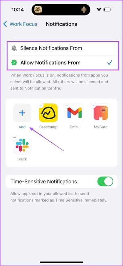 Silence-or-Allow-Notifications-From-Apps كيفية إيقاف تشغيل الإشعارات للتطبيقات على iPhone