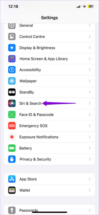 Siri-and-Search-Settings-on-iPhone-474x1024-1 أفضل 6 إصلاحات لخطأ "لم يتم حذف جميع جهات الاتصال" على iPhone