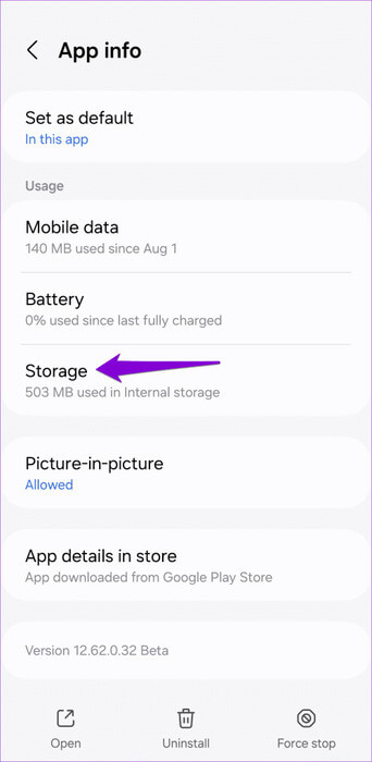 Snpachat-Storage-Menu-500x1024-1 أفضل 7 إصلاحات لمشكلة ظهور الشاشة البيضاء في Snapchat على Android وiPhone