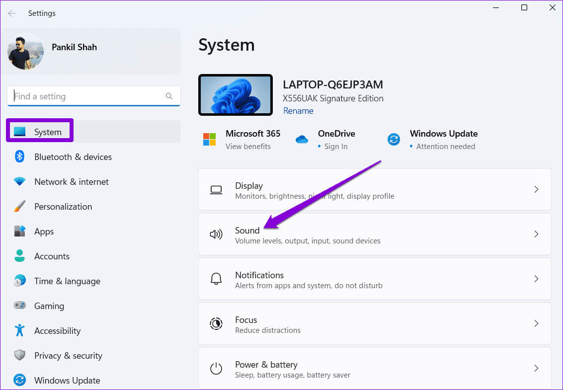 Sound-Settings-on-Windows-3 أفضل 5 إصلاحات لاستمرار Discord في المطالبة بتبديل جهاز الصوت على Windows