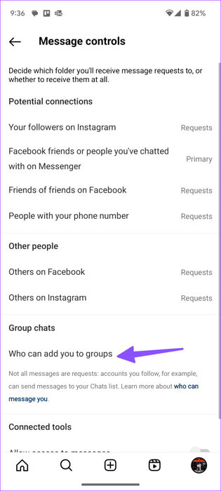 Stop-Someone-From-Adding-You-to-Groups-on-Facebook-and-Instagram-17-461x1024-1 كيفية منع شخص ما من إضافتك إلى مجموعة على Facebook وInstagram