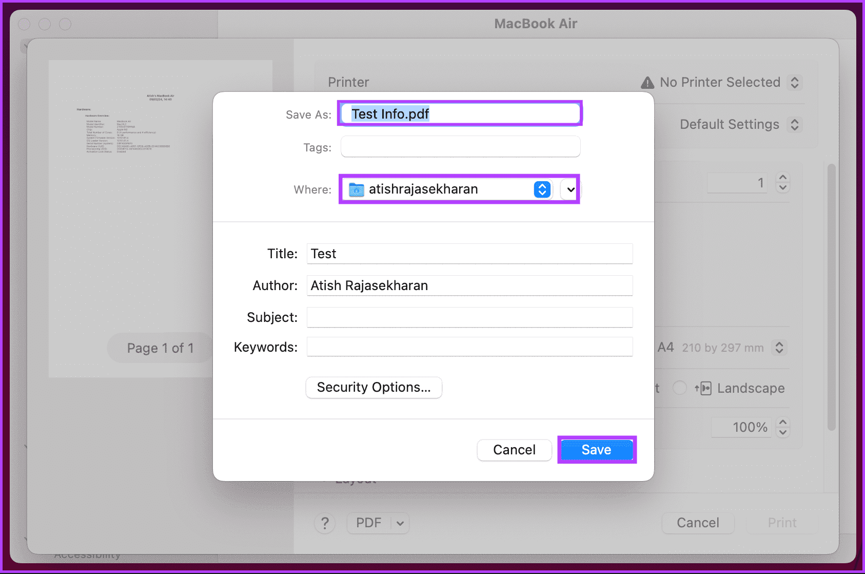 System-Report-on-MacBook_5 كيفية قراءة ومشاركة تقرير النظام على MacBook