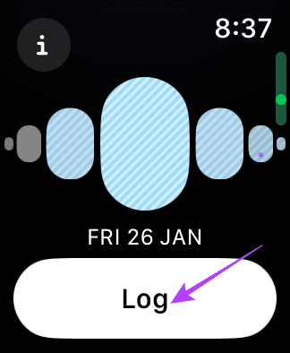 Tap-Log-Cycle-Tracking-App-1 7 طرق لإصلاح عدم عمل تتبع الدورة الشهرية على Apple Watch