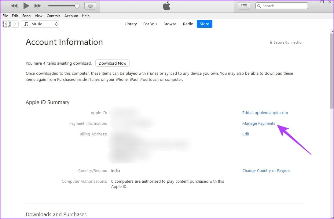 Tap-Mnage-Payments كيفية إزالة طريقة الدفع من Apple ID وماذا تفعل إذا لم تتمكن من ذلك