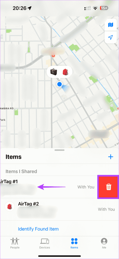 Tap-Red-Button 6 طرق لإصلاح عدم ظهور AirTags في Find My