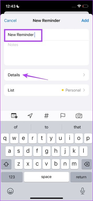 Tap-on-Details-1 9 طرق لإصلاح عدم عمل تذكيرات iPhone في iOS 17