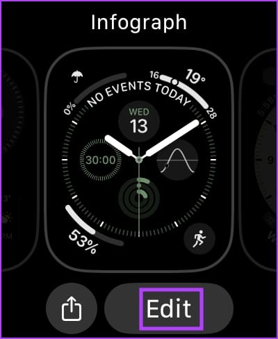 Tap-on-Edit-Watch-Face-for-Shazam كيفية استخدام Shazam على Apple Watch