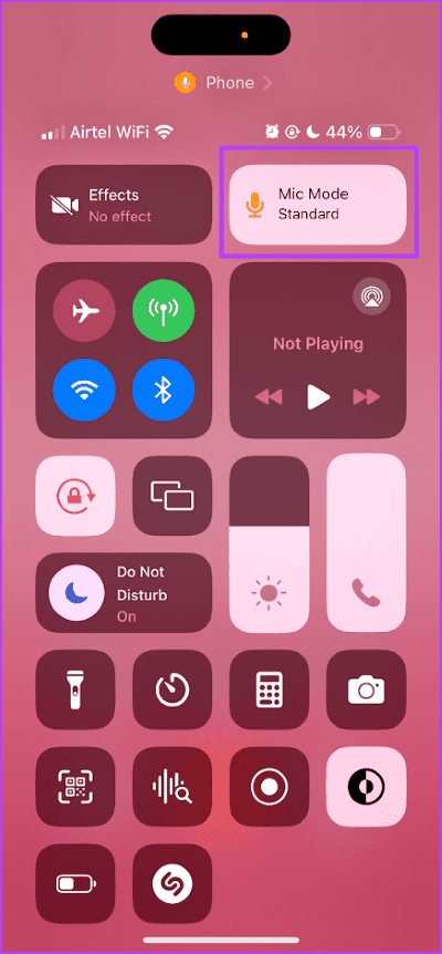 Tap-on-Mic-Mode كيفية تمكين واستخدام عزل الصوت على iPhone