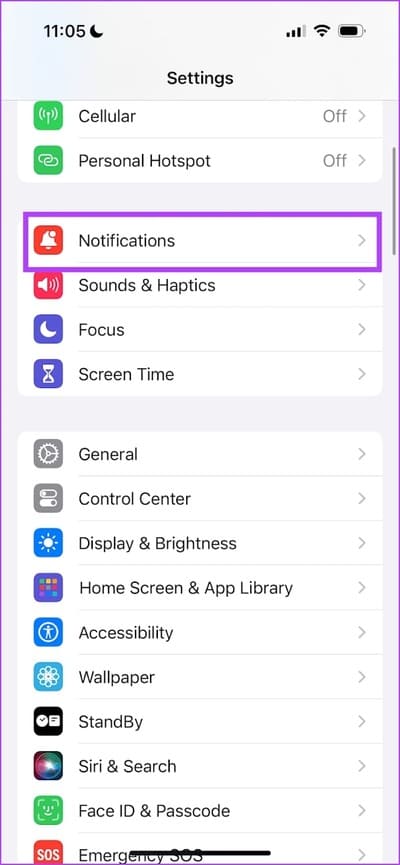 Tap-on-Notifications-iPhone كيفية إيقاف تشغيل الإشعارات للتطبيقات على iPhone