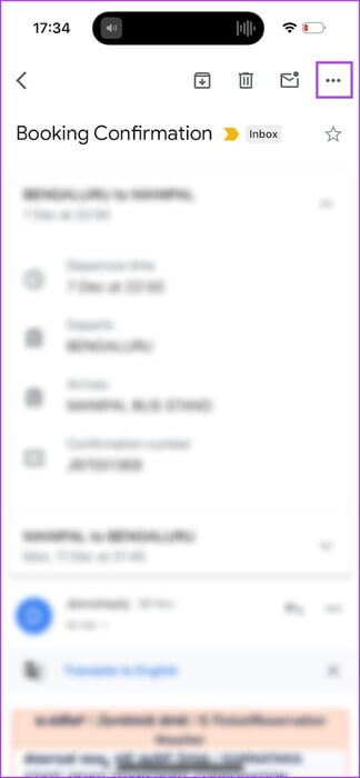 Tap-on-Three-Dots-Icon-in-Gmail كيفية طباعة رسائل البريد الإلكتروني من Gmail (Windows وMac وiPhone وAndroid)