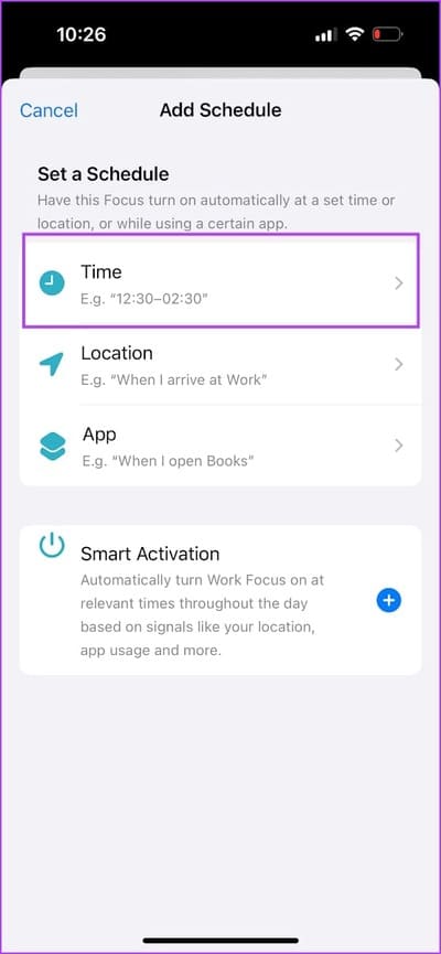 Tap-on-Time-2 كيفية إيقاف تشغيل الإشعارات للتطبيقات على iPhone