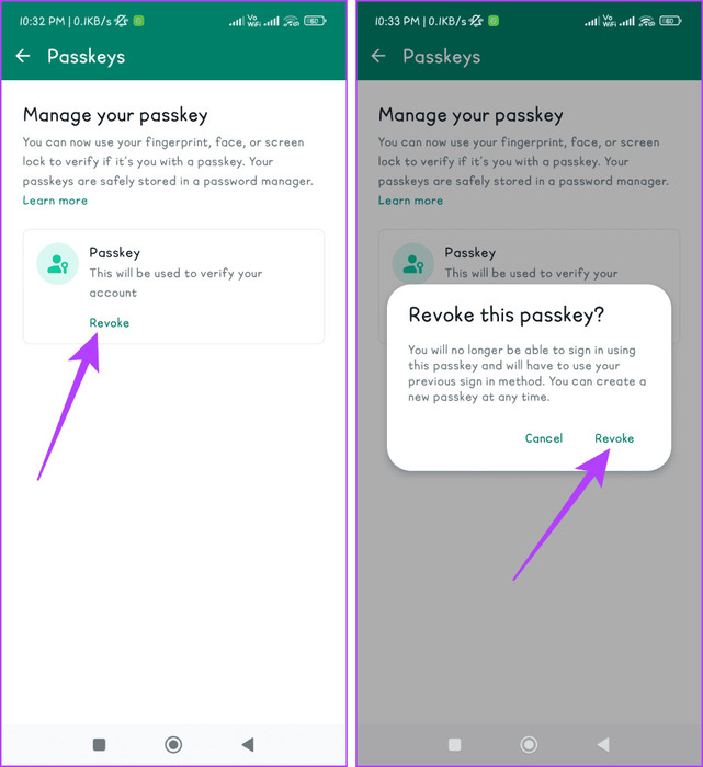 Tap-the-Revoke-button-and-confirm-it-by-pressing-Revoke-in-the-popup-menu-937x1024-1 كيفية إعداد واستخدام WhatsApp Passkeys