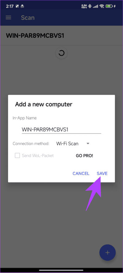 Tap-yes-to-confirm كيفية فتح جهاز الكمبيوتر Windows عن بعد باستخدام ماسح بصمات الأصابع على Android