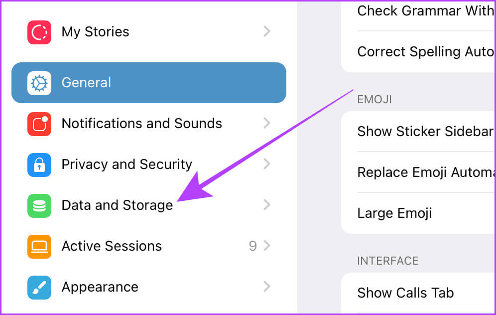 Telegram-Settings-Side-Menu-1 كيفية العثور على الملفات التي تم تنزيلها في Telegram على أجهزة Android وiPhone وMac