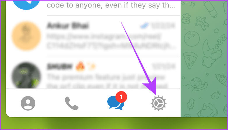 Telegram-Settings-Tab-Mac كيفية العثور على الملفات التي تم تنزيلها في Telegram على أجهزة Android وiPhone وMac