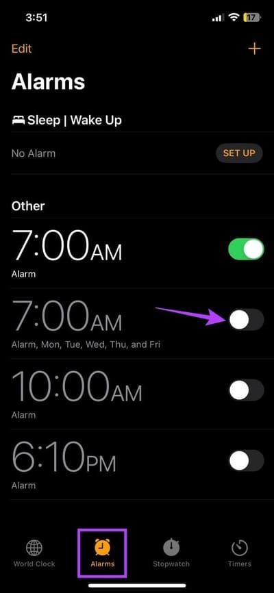 Turn-Alarm-off 11 طريقة لإصلاح مشكلة عمل الإنذار بدون صوت على iPhone