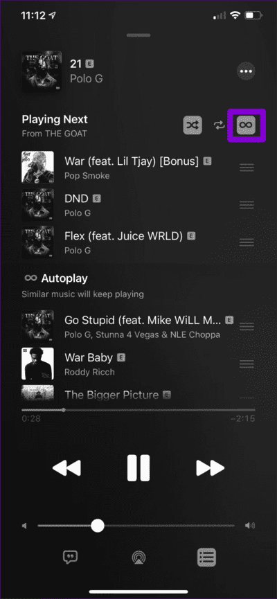 Turn-Off-AutoPlay-in-Apple-Music-on-iPhone-710x1536-1 أفضل 7 إصلاحات لبدء تشغيل تلقائي لـ Apple Music على iPhone