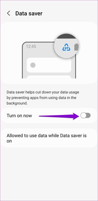 Turn-Off-Data-Saver-on-Android-4-500x1024-1 أفضل 9 إصلاحات لخطأ عدم وجود اتصال في Google Drive على Android وiPhone
