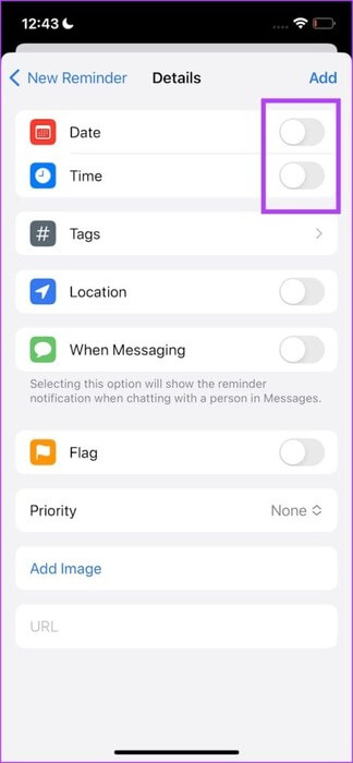 Turn-Toggles-on 9 طرق لإصلاح عدم عمل تذكيرات iPhone في iOS 17
