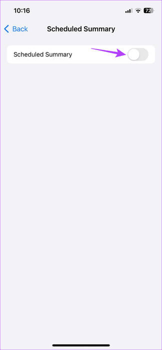 Turn-toggle-off-2 9 طرق لإصلاح عدم عمل تذكيرات iPhone في iOS 17