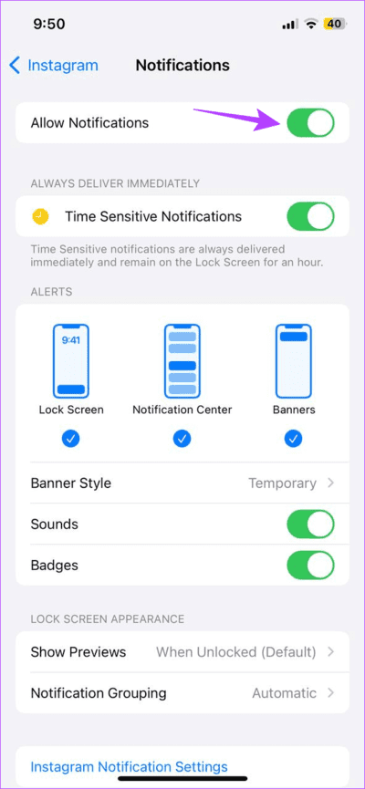 Turn-toggle-off-3 كيفية رؤية رسائل Instagram دون إيصال القراءة