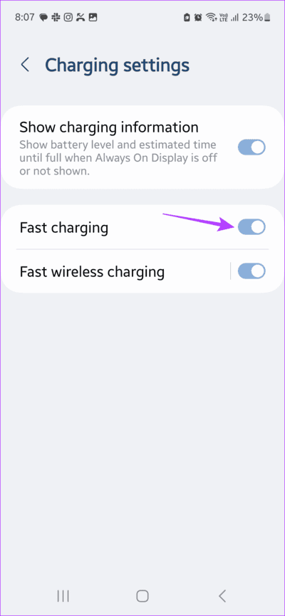 Turn-toggle-off-6 10 طرق لإصلاح خطأ الرطوبة المكتشفة في منفذ الشحن على هواتف Samsung Galaxy