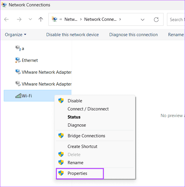 Tweak-Network-Connection-Settings أفضل 10 إصلاحات لمشكلة "لا يمكن الوصول إلى صفحة إدارة جهاز التوجيه" على Windows 11