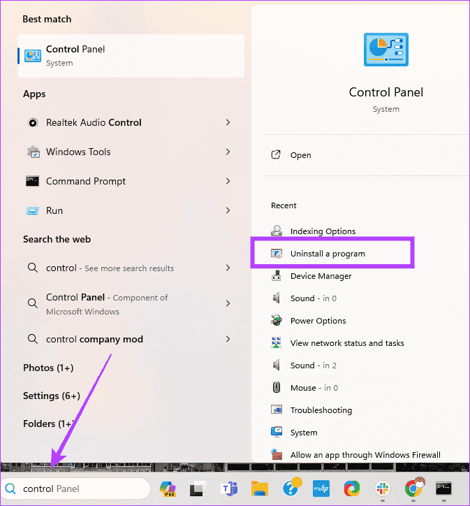 Uninstall-a-program-1 كيفية إصلاح خطأ "تعذر تحديد موقع Java Runtime".