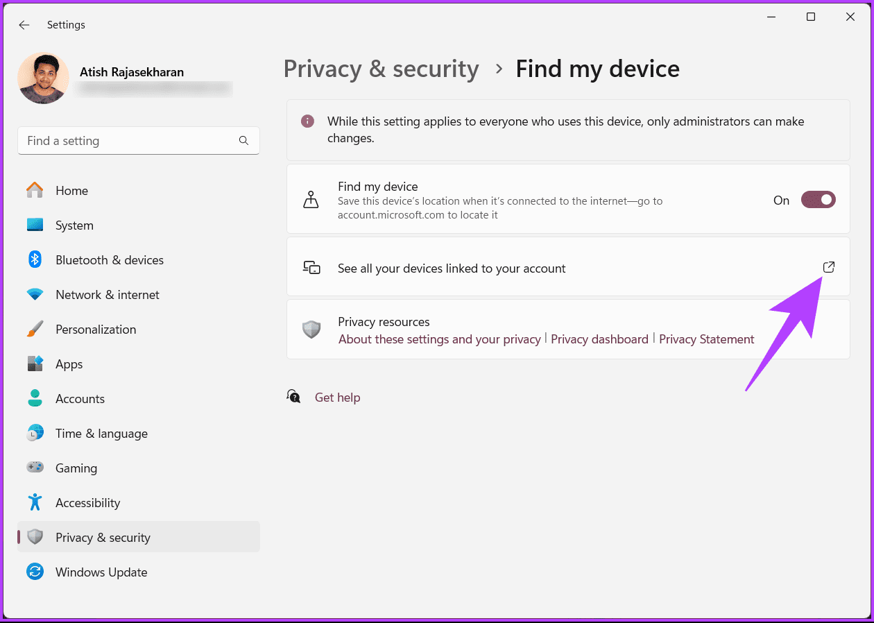 Use-Microsoft-Find-My-Device_14 كيفية استخدام Microsoft Find My Device لتتبع جهاز كمبيوتر محمول مفقود أو مسروق