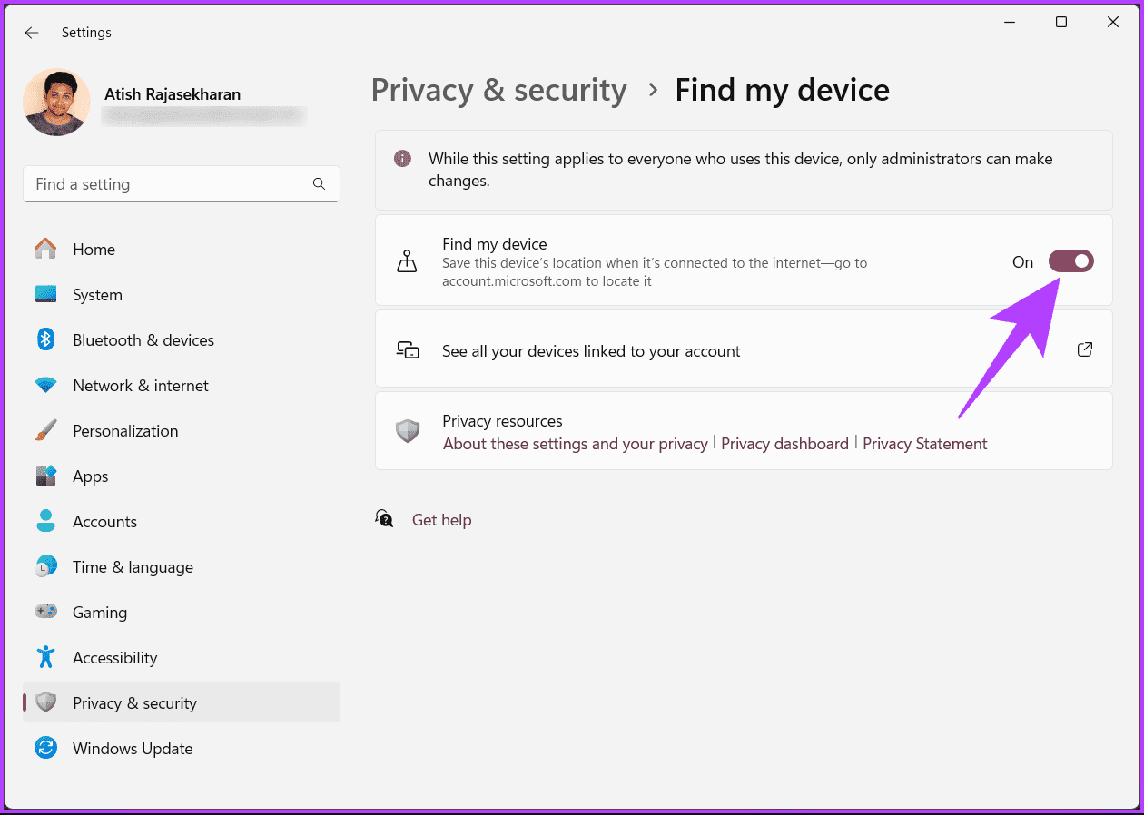 Use-Microsoft-Find-My-Device_15 كيفية استخدام Microsoft Find My Device لتتبع جهاز كمبيوتر محمول مفقود أو مسروق