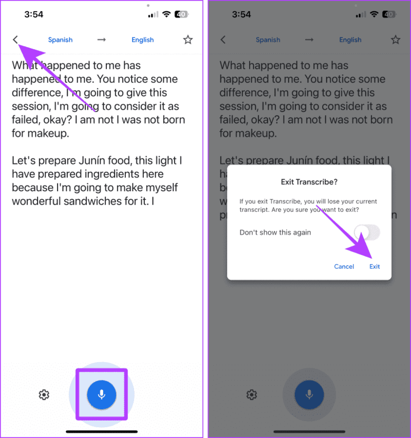 Use-transcribe-Feature-in-Google-Translate-App كيفية استخدام تطبيق Google Translate على iPhone