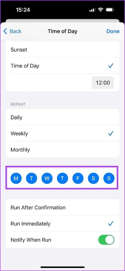 Weekly كيفية التحقق من استخدام البيانات شهريًا أو يوميًا على iPhone
