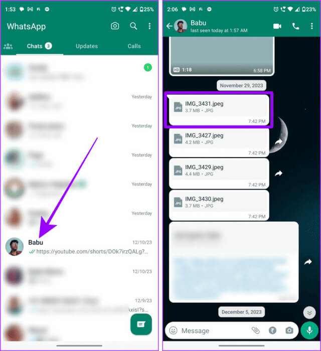 WhatsApp-Chat-Android-768x840-1 كيفية حفظ صور/فيديوهات WhatsApp في المعرض على iPhone وAndroid وWeb