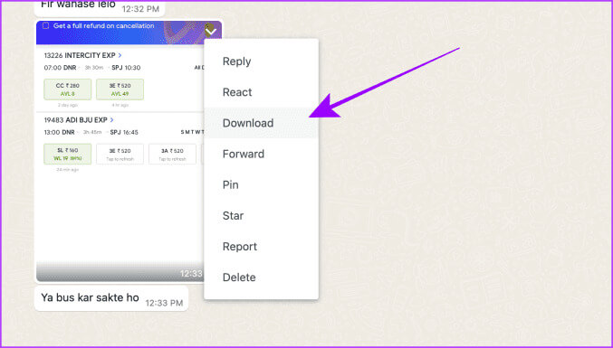 WhatsApp-Media-Drop-down-Menu-on-Web-677x385-1 كيفية حفظ صور/فيديوهات WhatsApp في المعرض على iPhone وAndroid وWeb
