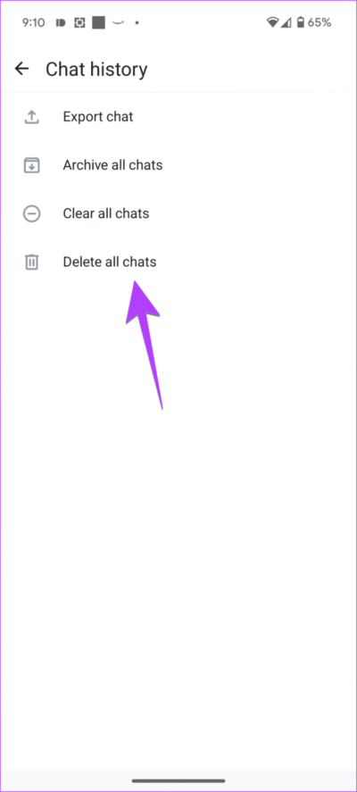WhatsApp-delete-all-chats-android-693x1536-1-e1707237563720 كيفية حذف الدردشات والرسائل المتعددة على WhatsApp