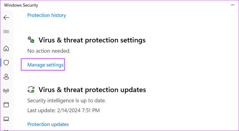 Whitelist-CCleaner-in-Windows-Security أفضل 7 طرق لإصلاح عدم عمل CCleaner في Windows 11