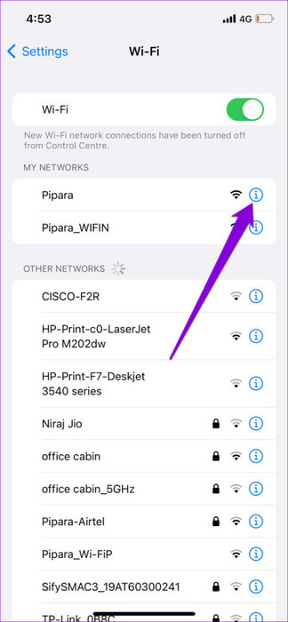 Wi-Fi-Properties-on-iPhone-5-474x1024-1 أفضل 9 إصلاحات لخطأ عدم وجود اتصال في Google Drive على Android وiPhone